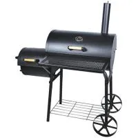 барбекю стационарное bbq-2035 (2 отделения)